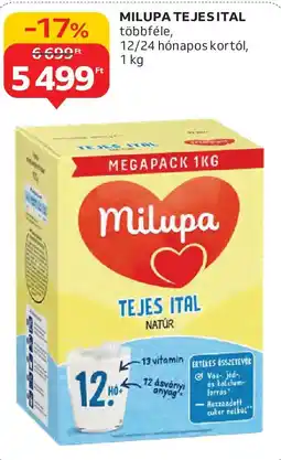 Auchan Milupa tejesital ajánlat