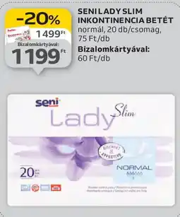 Auchan Seni Lady Slim inkontinencia betét ajánlat