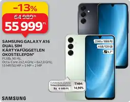 Auchan Samsung Galaxy A16 Dual Sim kártyafüggetlen okostelefon ajánlat