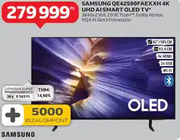 Auchan Samsung QE42S90FAEXXH 4K UHD AI Smart OLED TV ajánlat