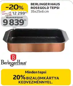 Auchan Berlinger Haus Rosegold tepsi ajánlat