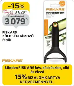 Auchan Fiskars zöldséghámozó ajánlat