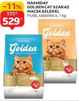 Auchan Nashiday Golden Cat száraz macskaeledel ajánlat