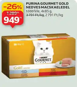 Auchan Purina Gourmet Gold nedves macskaeledel ajánlat