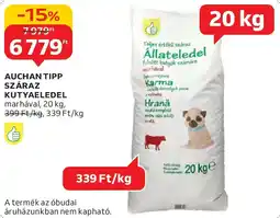 Auchan Auchan Tipp száraz kutyaeledel ajánlat