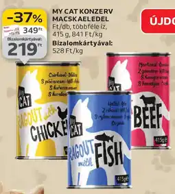 Auchan My Cat konzerv macskaeledel ajánlat