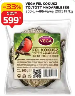 Auchan Vega fél kókusz töltött madáreleség ajánlat