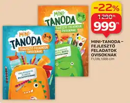 Auchan Mini-tanoda-fejlesztő feladatok ovisoknak ajánlat