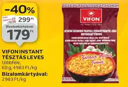 Auchan Vifoninstant tésztás leves ajánlat