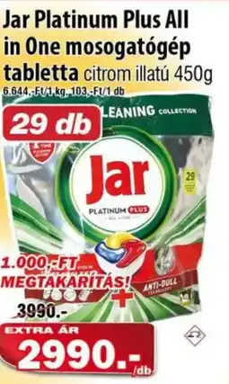 Vianni Drogéria Jar Platinum Plus All in One mosogatógép tabletta ajánlat