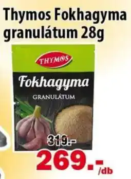 Vianni Drogéria Thymos Fokhagyma granulátum ajánlat