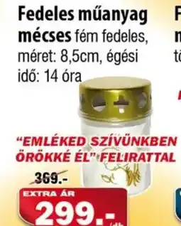 Vianni Drogéria Fedeles műanyag mécses ajánlat