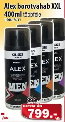 Vianni Drogéria Alex borotvahab XXL ajánlat