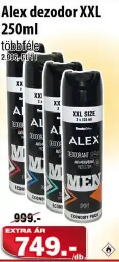Vianni Drogéria Alex dezodor XXL ajánlat