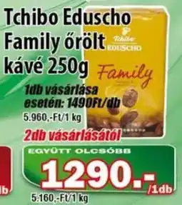 Vianni Drogéria Tchibo Eduscho Family őrölt kávé ajánlat