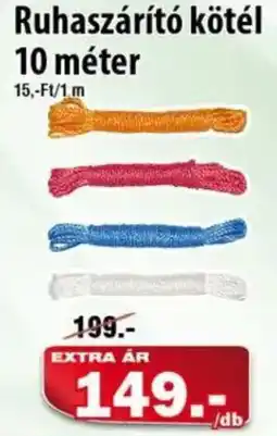 Vianni Drogéria Ruhaszárító kötél 10 méter ajánlat