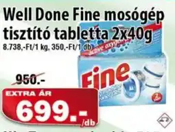 Vianni Drogéria Well Done Fine mosógép tisztító tabletta ajánlat
