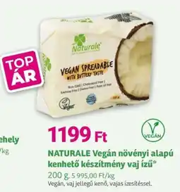 Herbaház NATURALE Vegán növényi alapú kenhető készítmény vaj ízű ajánlat