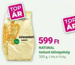 Herbaház NATURAL Instant kölespehely ajánlat