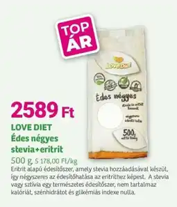 Herbaház LOVE DIET Édes négyes stevia+eritrit ajánlat
