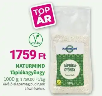 Herbaház NATURMIND Tápiókagyöngy ajánlat