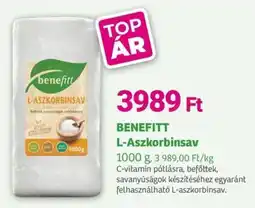 Herbaház BENEFITT L-Aszkorbinsav ajánlat