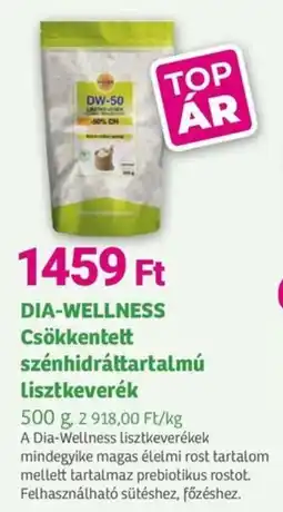Herbaház DIA-WELLNESS Csökkentett szénhidráttartalmú Lisztkeverék ajánlat