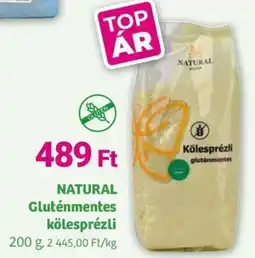 Herbaház NATURAL Gluténmentes kölesprézli ajánlat