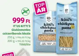 Herbaház IT'US KITTI'S Gluténmentes csicseriborsós tészta ajánlat