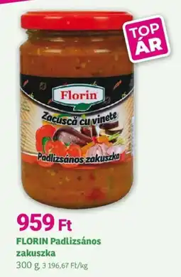 Herbaház FLORIN Padlizsános zakuszka ajánlat