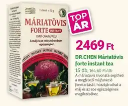 Herbaház DR.CHEN Máriatövis forte instant tea ajánlat