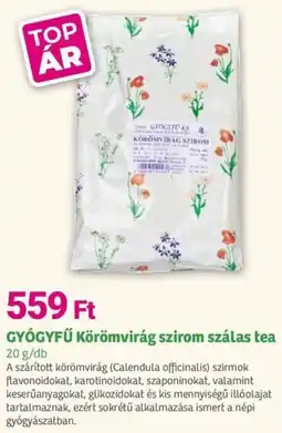 Herbaház GYÓGYFÜ Körömvirág szirom szálas tea ajánlat