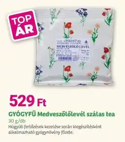 Herbaház GYÓGYFÜ Medveszőlőlevél szálas tea ajánlat