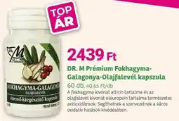 Herbaház DR. M Prémium Fokhagyma- Galagonya-Olajfalevél kapszula ajánlat