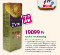Herbaház FLAVIN 77 Cyto szirup ajánlat