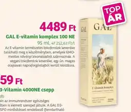 Herbaház GAL E-vitamin komplex 100 NE ajánlat