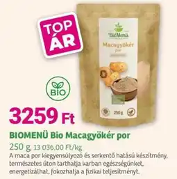 Herbaház BIOMENÜ Bio Macagyökér por ajánlat