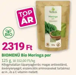 Herbaház BIOMENÜ Bio Moringa por ajánlat