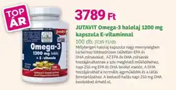 Herbaház JUTAVIT Omega-3 halolaj 1200 mg kapszula E-vitaminnal ajánlat