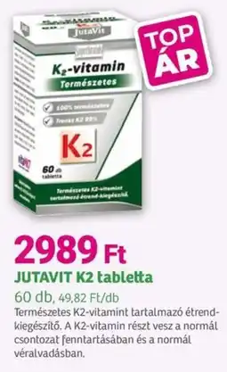 Herbaház JUTAVIT K2 tabletta ajánlat