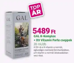 Herbaház GAL K-Komplex + D3 Vitamin Forte cseppek ajánlat