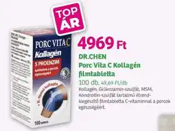 Herbaház DR.CHEN Porc Vita C Kollagén filmtabletta ajánlat
