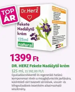 Herbaház DR. HERZ Fekete Nadálytő krém ajánlat