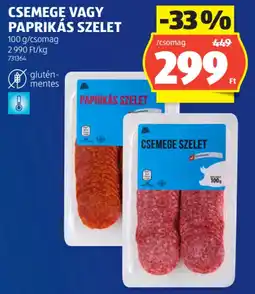 ALDI Csemege, paprikás szelet ajánlat