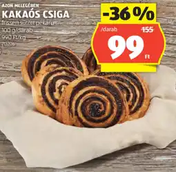 ALDI Azon Melegében Kakaós csiga ajánlat