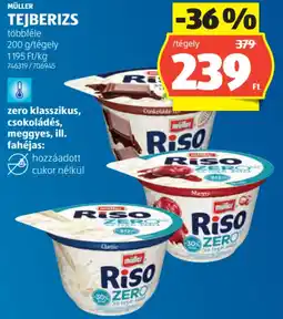 ALDI Müller tejberizs ajánlat