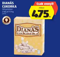 ALDI Dianás cukorka ajánlat