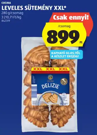 Cucina leveles sütemény XXL