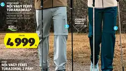 ALDI Adventuridge Női, férfi túranadrág ajánlat