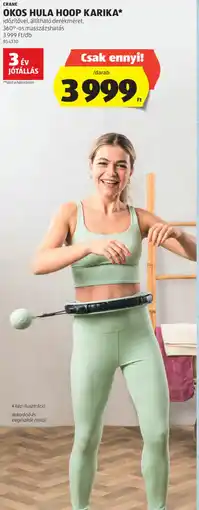 ALDI Crane Okos hula hoop karika ajánlat